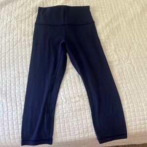 Navy lululemon leggings